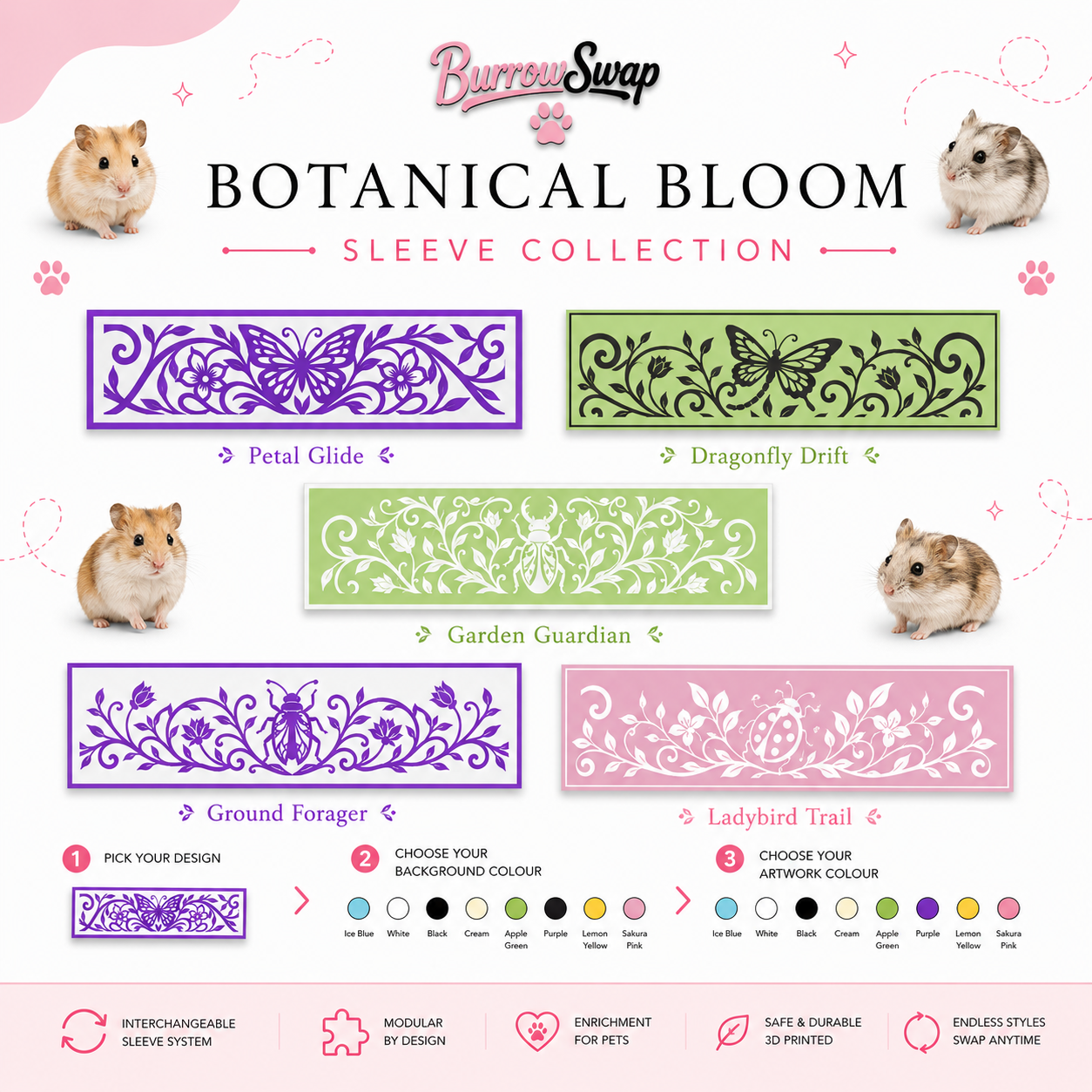 Botanical Bloom Sleeve Collection – Customise Your Own