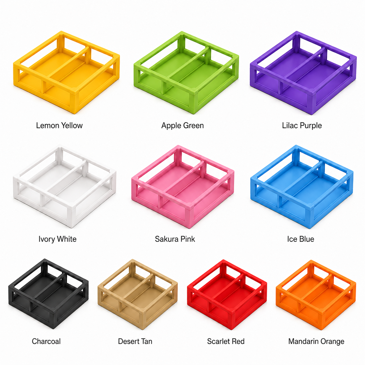 Separated Square Sand & Forage Box Base