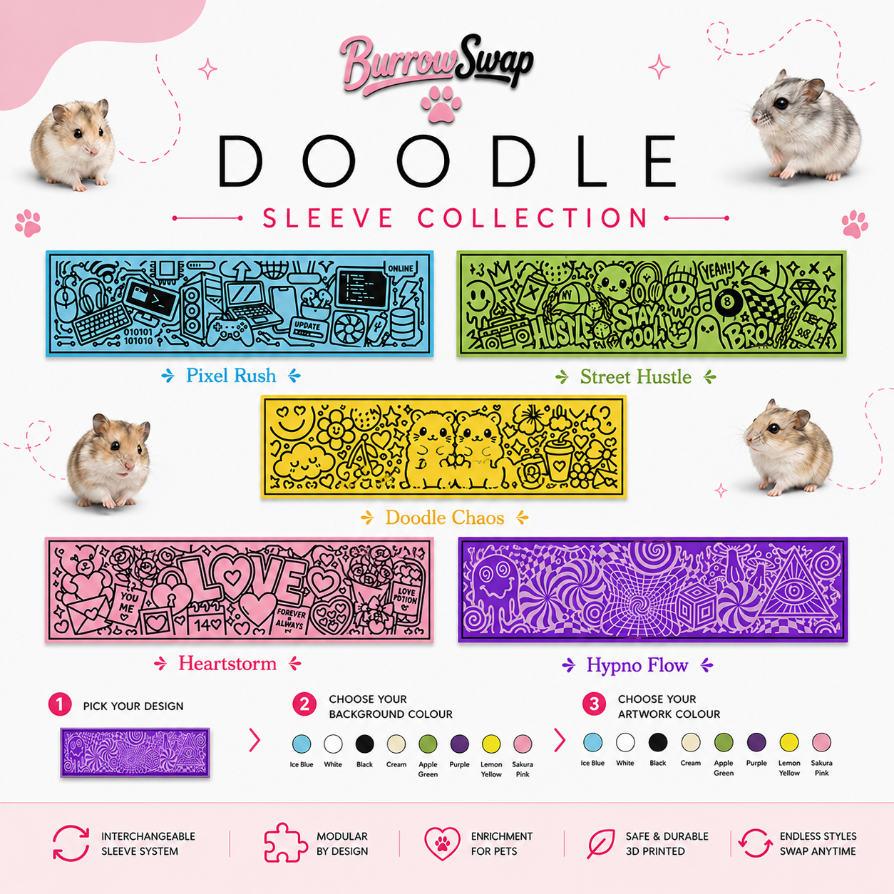 Doodle Sleeve Collection – Customise Your Own