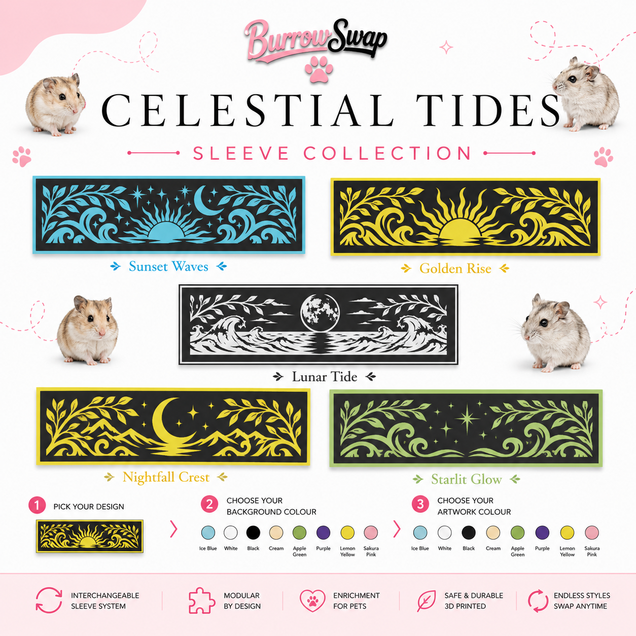 Celestial Tides Sleeve Collection – Customise Your Own