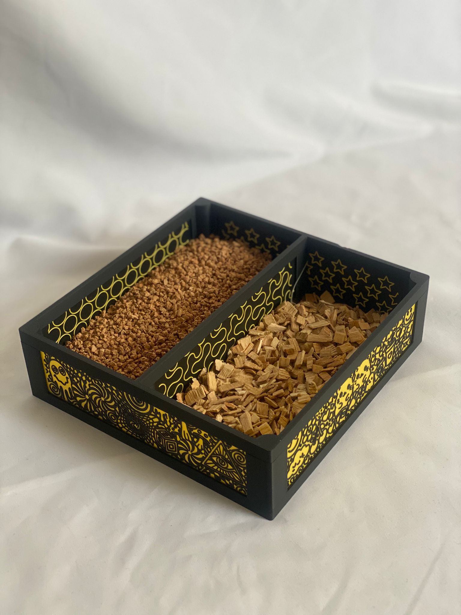 Separated Square Sand & Forage Box Base