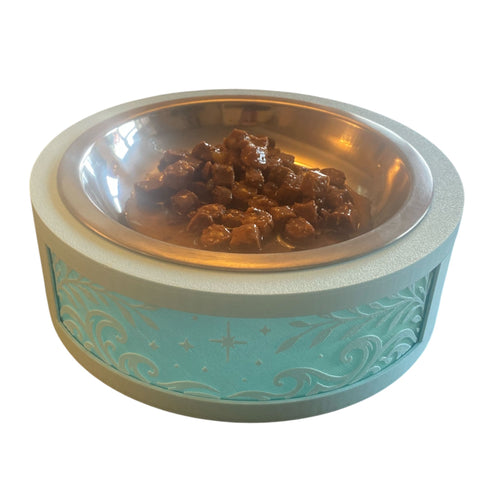 Cat Bowl Base - Stainless Steel Bowl included